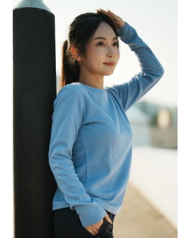 女裝長袖棉T恤 WS12026