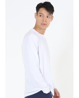 男棉長袖T恤 WS15011