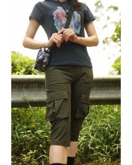 女装修身戶外七分褲 WS61034